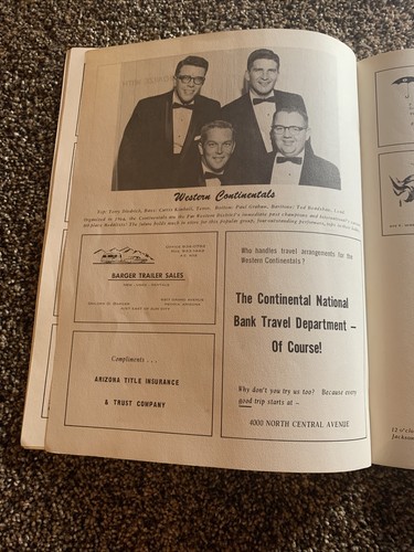 Vintage Rare - The Best of Barbershop - Phoenix Arizona 1966 Program - Picture 6 of 10