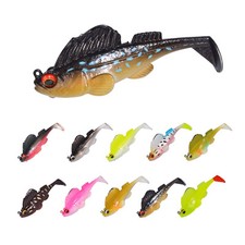 Soft Swimbait~11 colors~3"~1/2 oz~FREE Shipping~Compare to Megabass Dark Sleeper