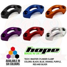 Hope Tech 3 Master Cylinder Clamps - All Colors - Brand New