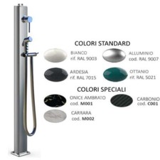 FONTANA TRADIZIONALE CON MISC., NEBULIZZATORE E DOCCETTA MOBILE - ONICE OMBRATO