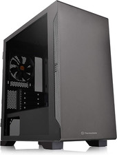 S100 Black Edition Micro-ATX Mini-Tower Case with Pre-Installed 120mm Fan
