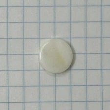 Finger Button Pearl Inlay (insert), Trumpet, Plastic 13.8mm x 2.6mm