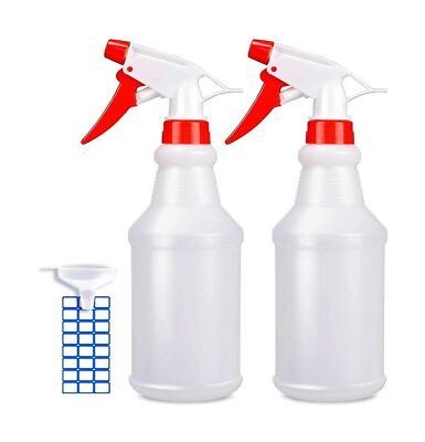 JohnBee Spray bottle - Empty spray bottles (16oz/2Pack) - Spray bottles for C...