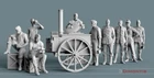 Peddinghaus 3 D Druck 1/72 72F374 Allemand Cuisine Roulante Et 9 Soldats