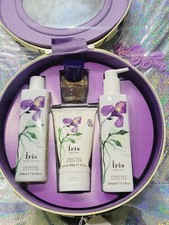 Crabtree Evelyn IRIS Eau de Toilette EDT 1 oz / 30ml Perfume Lotion Gift Set
