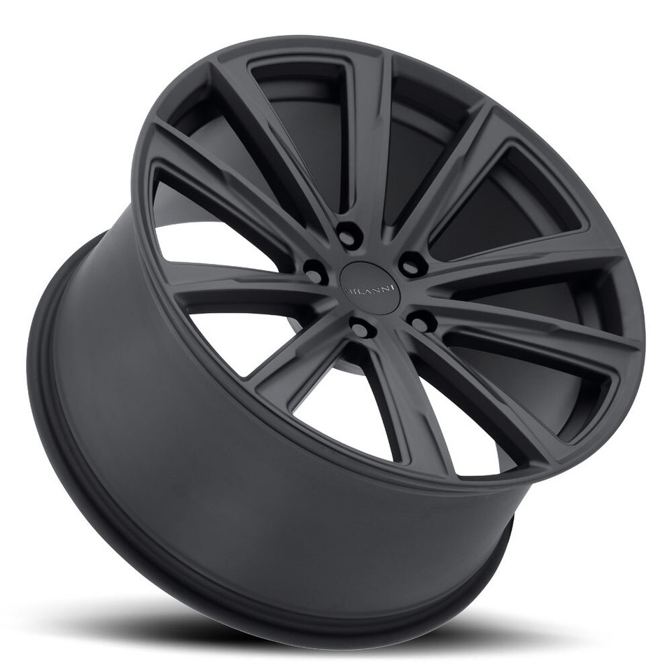 Milanni 471 Splinter 20x9/20x10.5 5x115 20/25 Satin Black Wheels(4) 73.