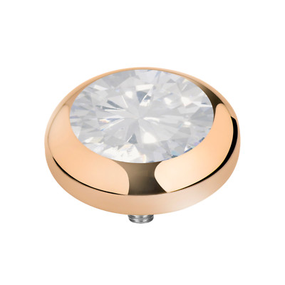 Melano Vivid Meddy´s M 01SR9011 G White 5 mm Aufsatz f Vivid Ringe MelanO