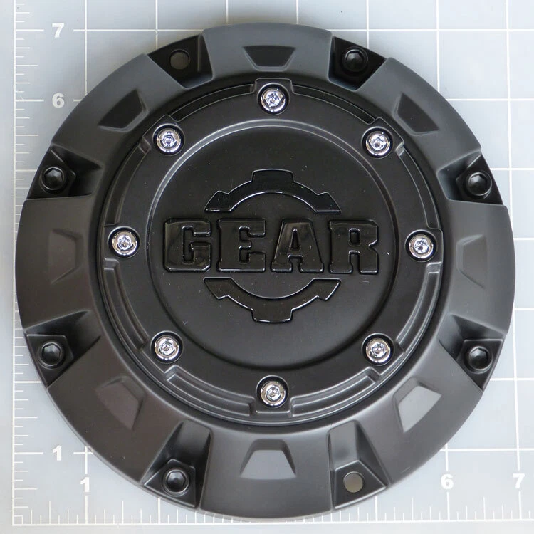 Gear Alloy Chrome Wheel Center Cap 572B116 - Replacement Rim Cap For Alloy Wheels