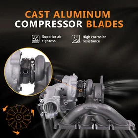 Turbolader für Audi A3 VW Golf V GTI Passat 2.0 TFSI 147kW 200 PS 06F145701D