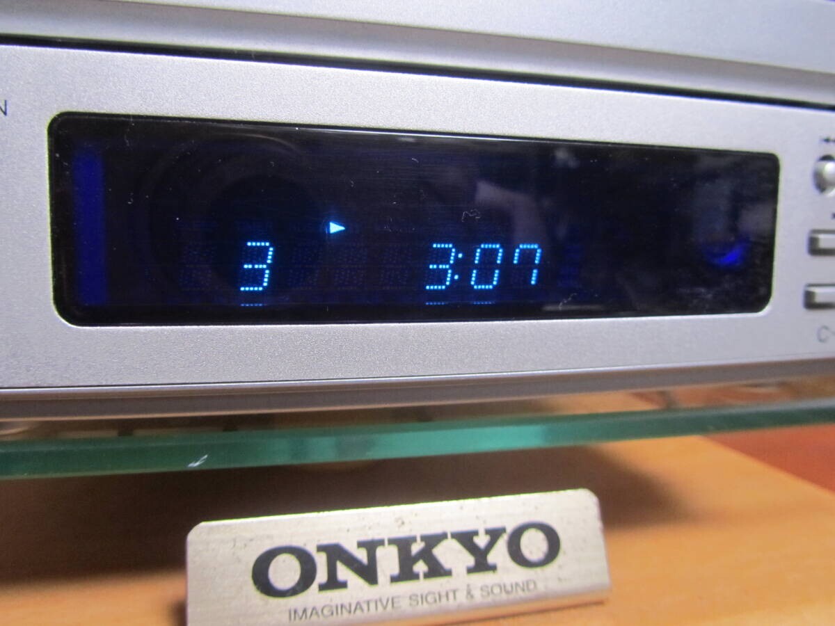 ONKYO C-701A CD player Maintenance completed Tray belt replaced