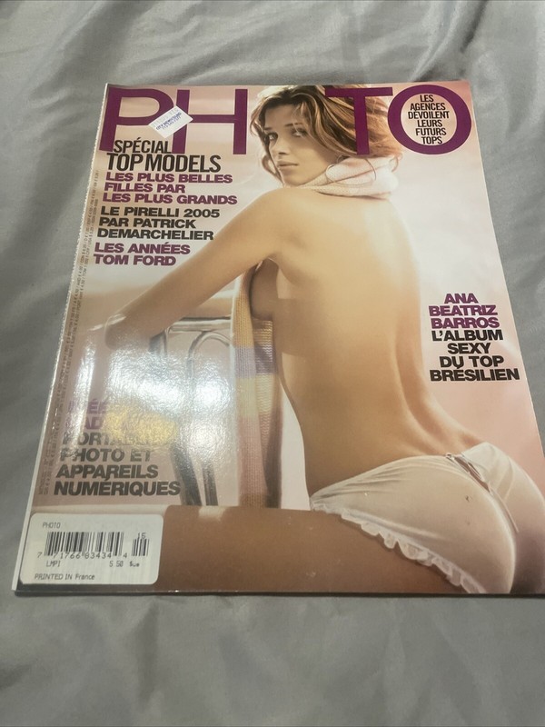 PHOTO INTERNATIONAL MAGAZINE RARE ISSUE ANA BEATRIZ BARROS! NEVER OPENED!