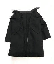 KC-HB-C-BK: Black Wired Trench Coat for 1000Toys Hellboy (No figure)