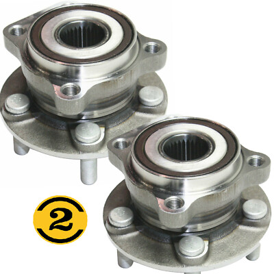 Pair Front Wheel Hub Bearing Assembly for Impreza Forester Legacy Outback