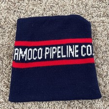 Vintage Amoco Pipeline Co Knit Beanie VTG NWOT