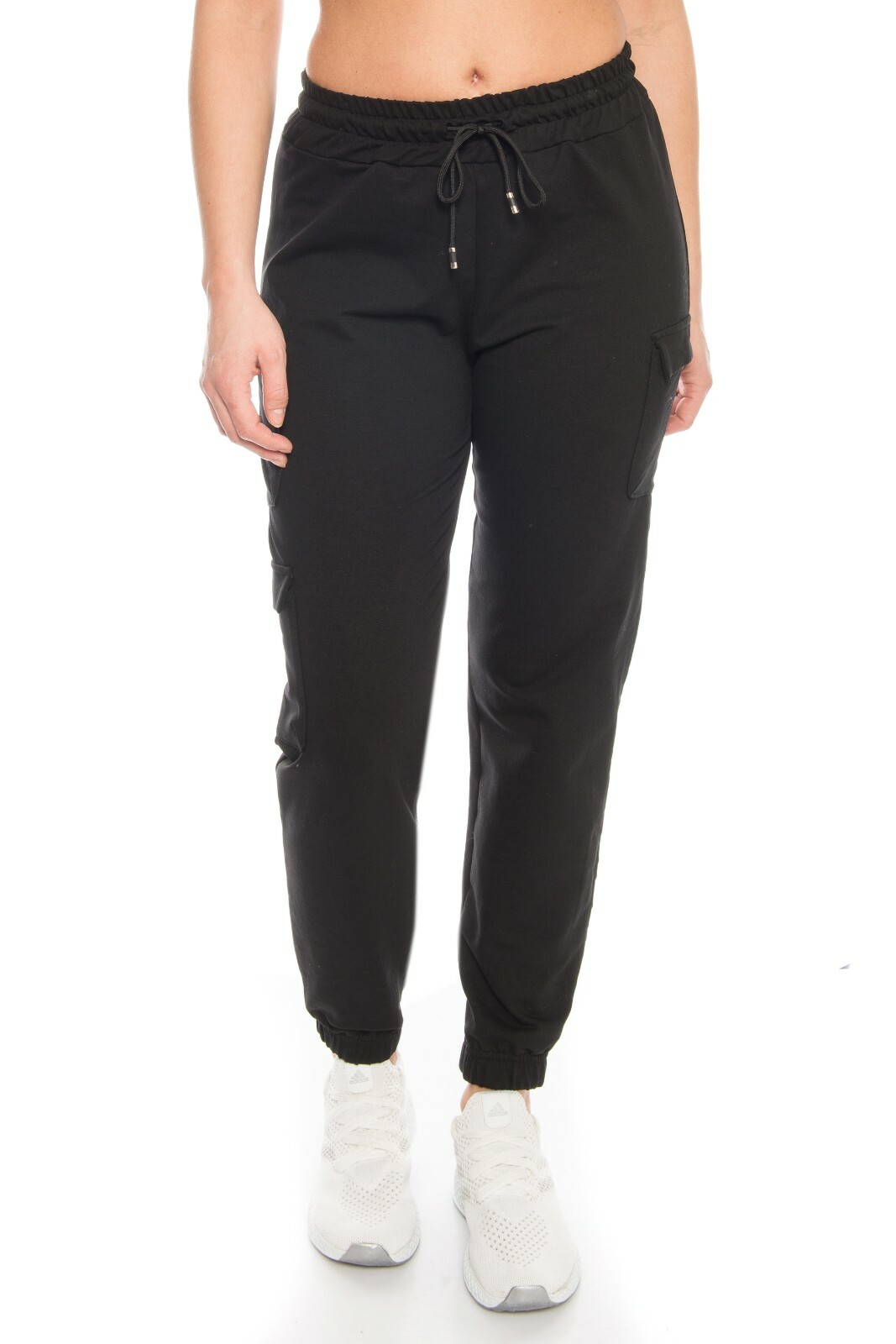 Damen Cargo SportHose JoggingHose FitnessHose Baumwolle