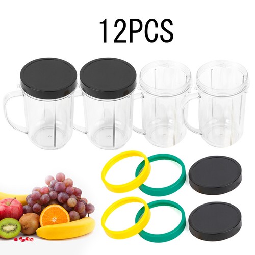 6/12Pcs Parts Replacement 16OZ Cups for 250W Magic Bullet Blender