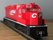 Kato 37-1701 HO gauge EMD SD45 in red Canadian Pacific CP Rail livery no. 5493
