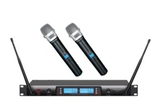 GTD Audio 2x100 Channel UHF Wireless Hand Held Microphone Mic System 622H  