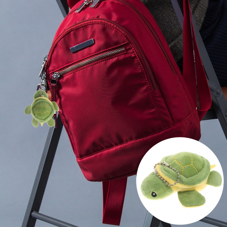 10 Pcs Hat Costume Little Turtle Ornaments Plush Pendant Backpack Charm