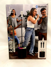 Bass Jaxx Karaoke Bluetooth Speaker With Telescopic Pole  2 Microphones NEW