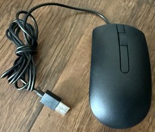 Dell Optical USB Mouse CN-065K5F Black Wired 3 Button Scroll Wheel