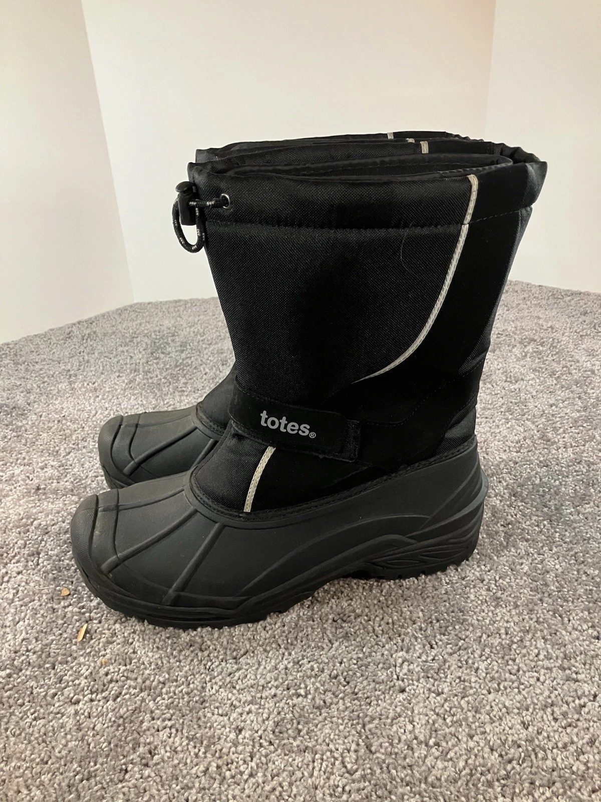 Totes Snowstorm Black Snowboots Mens Size 13