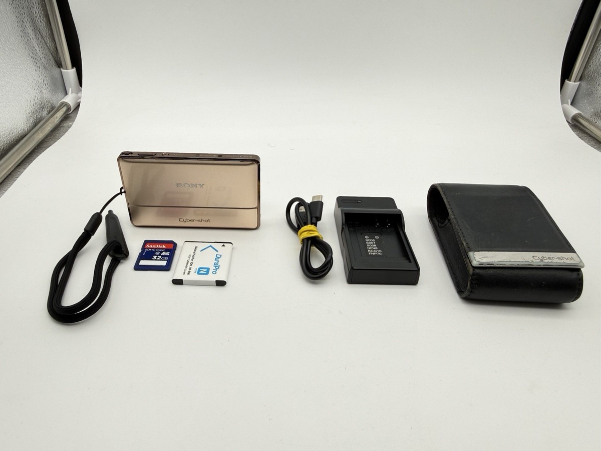 Sony Cyber Shot DSC-TX100V Black Digital Camera 16.2MP 3.6x Zoom