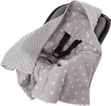 Coperta Neonato Ovetto Sacco per Passeggino - 100% Cotone Universale Blanket 85X