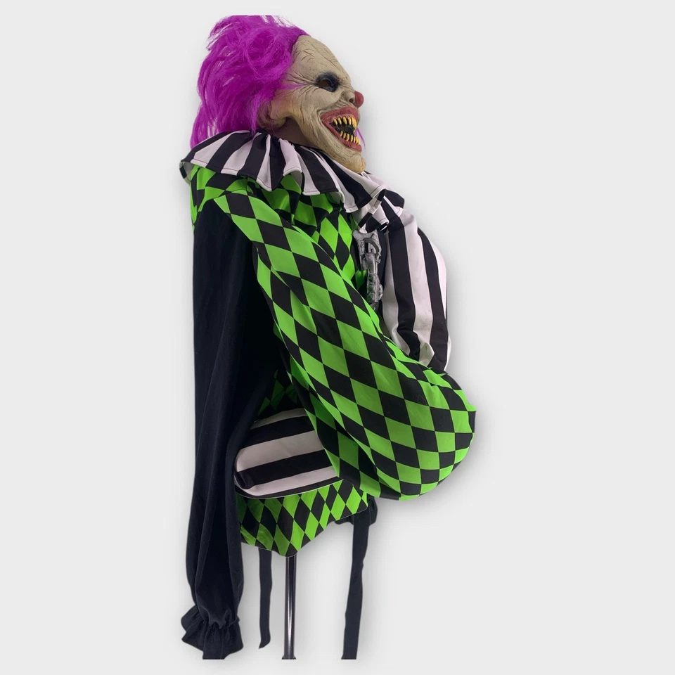 Psycho Sideshow Shackles The Clown Evil Mask Adult M Costume California Costumes - Image 3 of 4