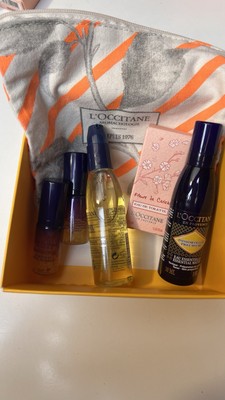L Occitane Geschenkset Reisegröße Mit Gesichts Pflege und Blumigem Duft