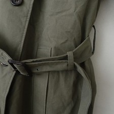 Lisette Cotton Trench Coat Size 38 Orig. 99,000