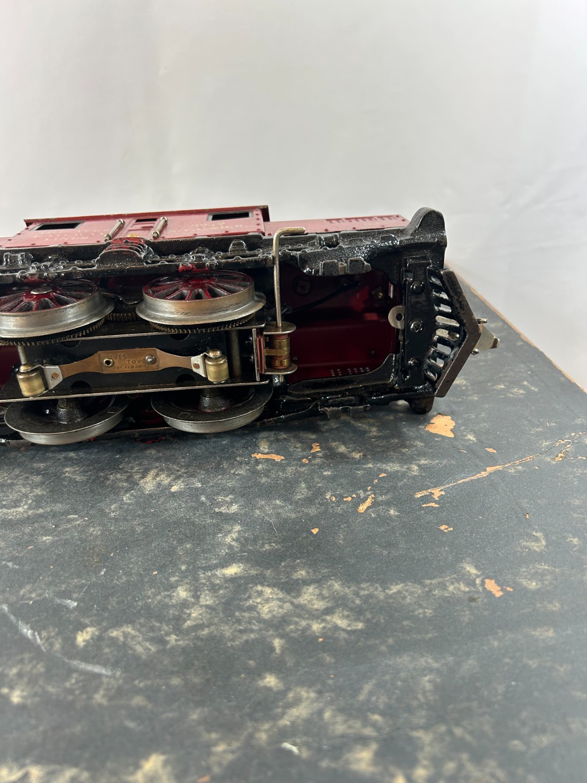 Ives 701 Train Set 3242 Loco + 184 185 186 Cars w/ Transformer Box 1922  Works