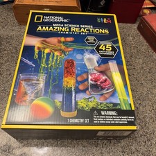 NATIONAL GEOGRAPHIC Mega Science Series: Amazing Reactions Chemistry Set STEM