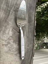 VTG 1950’s Flint Harvest Wheat Arrowhead Spatula Pie Server Cake Stainless USA