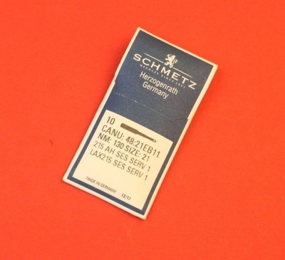 Schmetz 215 AH SES SERV 1 Z10 Staerke 130 Rundkolbennadel