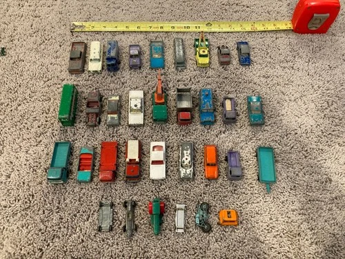 Lot Rare 30+ Old Vintage Lesney Matchbox Cars Vehicles Vans Trucks