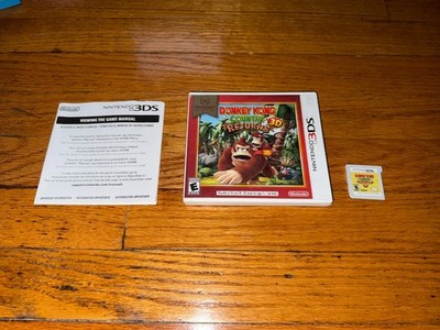 Donkey Kong Country Returns 3D (Nintendo Selects) - 3DS - Authentic - CIB