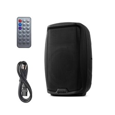 8 35W Bluetooth PA Speaker with TWS Link, USB/SD/FM, XLR/RCA/AUX Inputs, Mic...