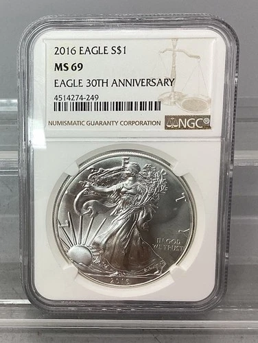 2016 American Silver Eagle - NGC - MS 69