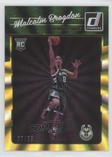 2016-17 Panini Donruss Rookies Yellow Holo Laser 7/25 Malcolm Brogdon #179 2d0