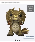 Funko Pop Brass Dragon Wyrmling ECCC 2026  Exclusive LE 8000 Presale Confirmed