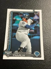 2025 Topps Pro Debut Baseball PD-118 Christopher Familia, Hudson Valley Renegade