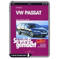 VW Passat 6 Limousine Typ 3C 2005-2010 So Wirds Gemacht Reparaturhandbuch Ebook