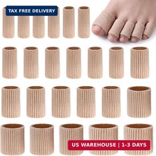 24 Pcs Toe Protector Sleeve for Corns, Skin Color, All Sizes