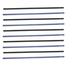 10Pcs Self Adhesive PU Paddle Edge Tape for Racket Strong Elastic Fit Assorted