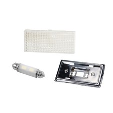 Second Design Chrome Led Dome Light Kit W Clear Lens Chevy C10 84-87