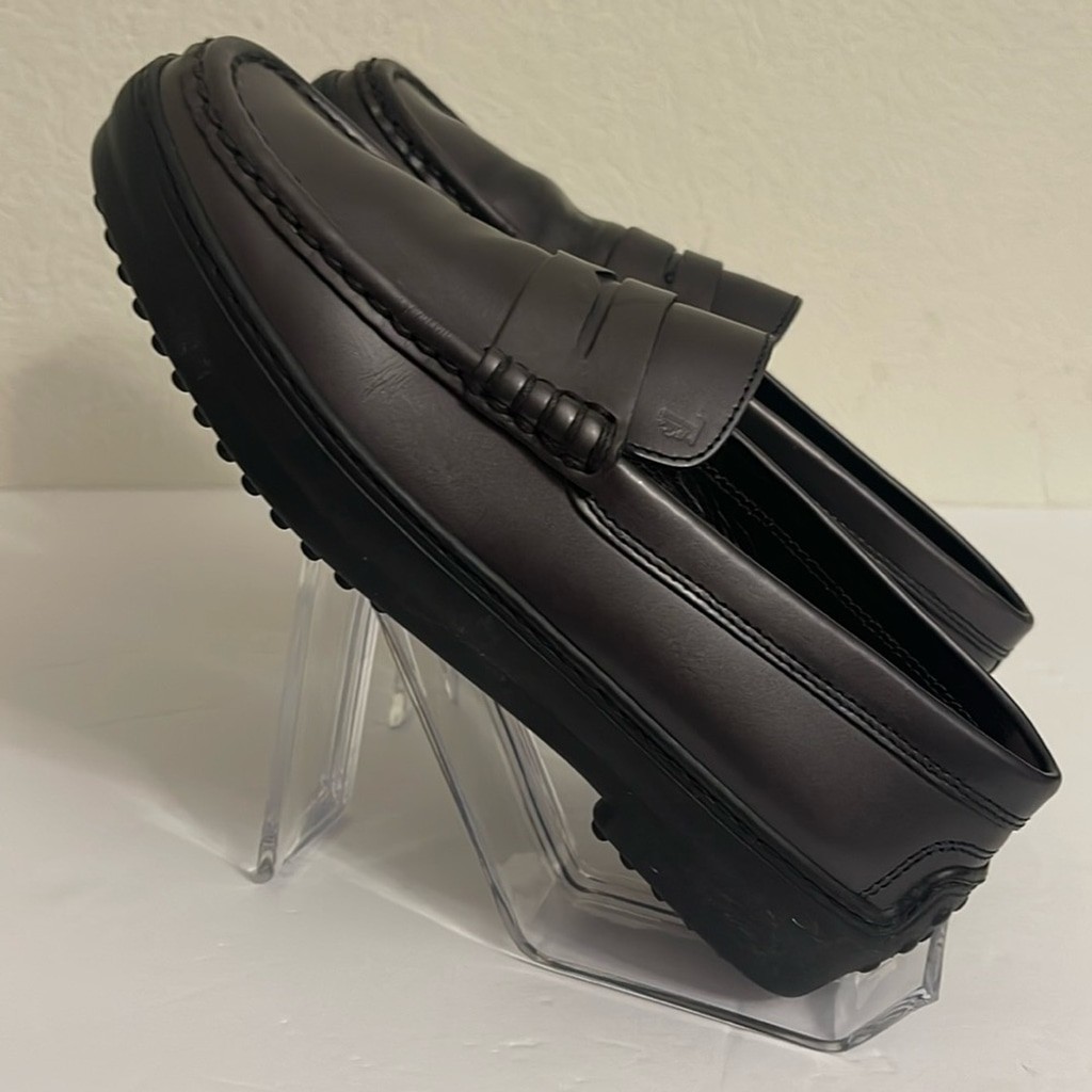 SAOLA Mocassini Tod’s Penny pelle marrone Vibram suola gomma scarpe donna EU 36 US 6