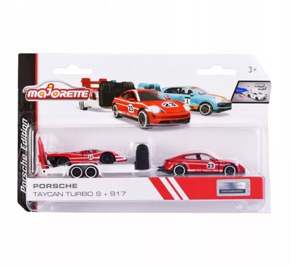 3467452073162 Porsche Motorsport Race Trailer Taycan Turbo S Majorette-image