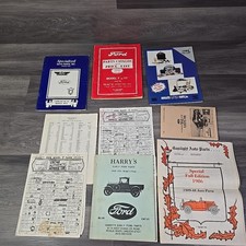 Vintage Model T A Other Parts Catalogs