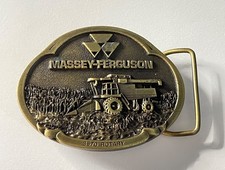 Massey Ferguson - 8570 Rotary Combine - Belt Buckle - Spec Cast - Iowa